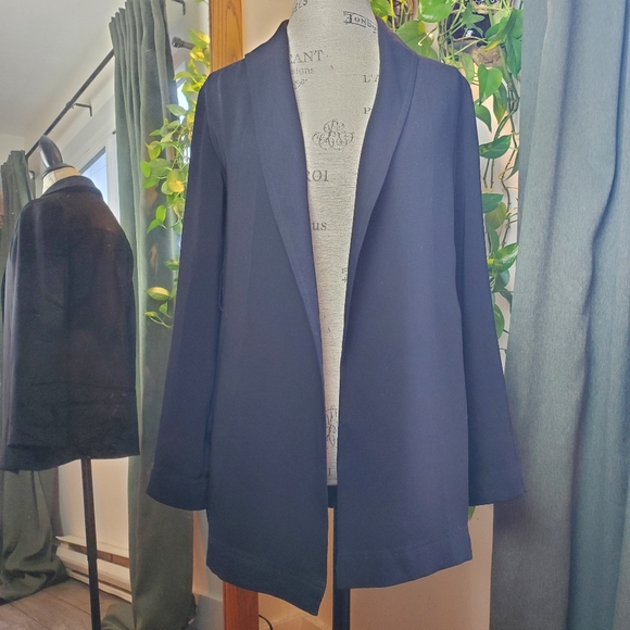 BABATON | Kahlo Robe Mid Length Black Blazer Jacket (Size XS) - Picture 15 of 15